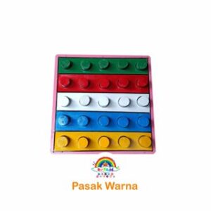 PASAK WARNA | Mainan Edukasi Kayu Pasak Warna
