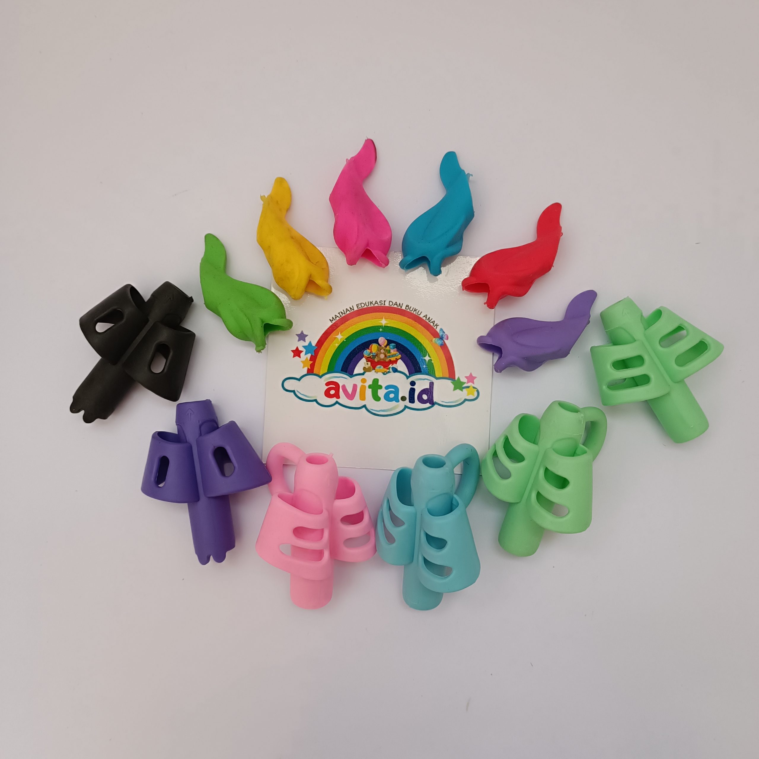 Pencil Grip 2 Jari, 3 Jari dan Dolphin Alat Bantu Menulis Anak / Writing Grip Alat Bantu Tulis / Pencil Holder 1 Pencil Grip 2 Jari, 3 Jari dan Dolphin Alat Bantu Menulis Anak / Writing Grip Alat Bantu Tulis / Pencil Holder