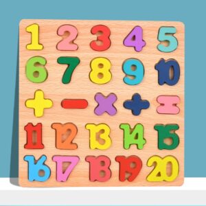 Puzzle angka | puzzle number chuncky | puzzle anak puzzle kayu jigsaw puzzle 3d wooden toy