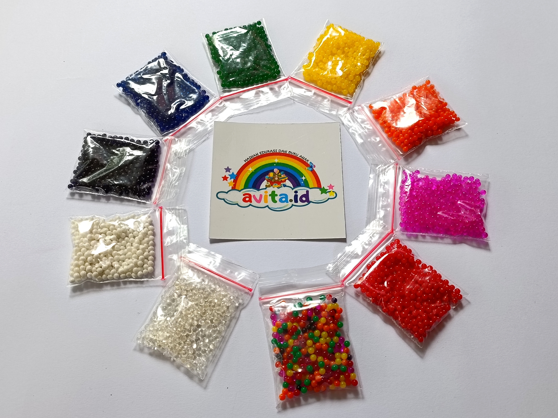WATER BEAD WATER BEADS HIDROGEL WATERBEAD WATERBEADS ORBEEZ 1 WARNA 1 gram, 5 gram, 10 gram 1 WATER BEAD WATER BEADS HIDROGEL WATERBEAD WATERBEADS ORBEEZ 1 WARNA 1 gram, 5 gram, 10 gram
