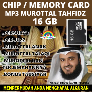 Chip / Memory Card Murottal Murotal Murattal ALQUR'AN Quran 30 JUZ | Terlengkap Terbaru Termurah 16GB