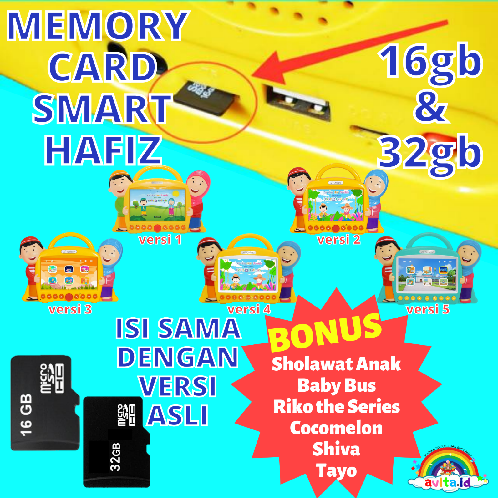 Smart Hafiz memory card untuk Smart Hafiz Versi 1 2 3 4 dan 5 1 Smart Hafiz memory card untuk Smart Hafiz Versi 1 2 3 4 dan 5