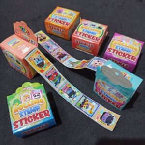 avita.id Rolling Stamp Sticker / Stiker Rolling Karakter /Stiker Tempel Anak